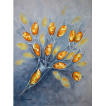 A golden yellow algae called Dinobryon, colonises by attaching their tales to resemble a bunch of flowers